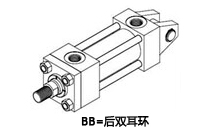 BB方式YGC/YGD拉桿液壓缸